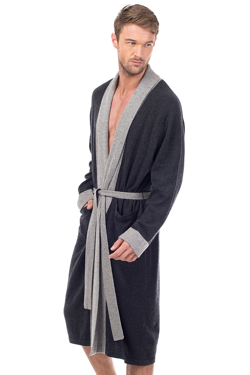 mens cashmere robes on sale